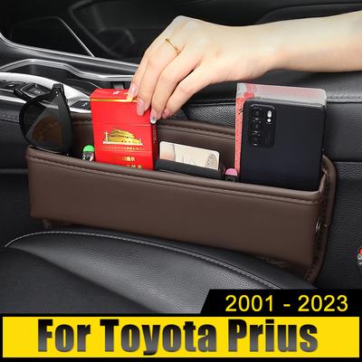 Araba Koltuğu Çatlak Yuvası saklama kutusu Boşluk Çantası Dahili Kapak Kılıf Toyota Prius NHW11 NHW20 30 40 50 51 55 2001-2022