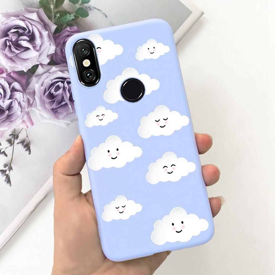 Case For Xiaomi Mi A2 Lite 5.84" Cute Animal Cartoon Candy Color Soft Silicone Phone Bumper For Xiaomi Mi A2lite Back Cover