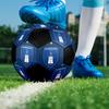 Hamburger Sportverein 2 Indoor Soccer Ball Colorful Machine Stitched PVC Size 5 Team Training Competition Ready Durable High-Bounce Cool Sports Gift