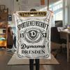 1 ks Flísová deka s potiskem SG Dynamo Dresden, Vysoká kvalita, Pohodlná pro všechna roční období, Domácí dekorace, Teplo a pohodlí, Perfektní jako vánoční dárky149