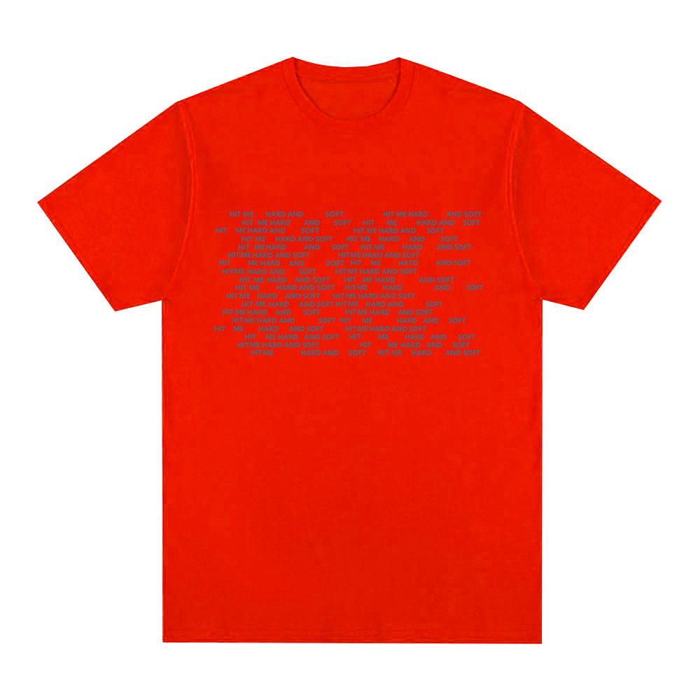 Hit Me Hard and Soft Tour T Shirt Unisex Fashion Hip Hop T Shirts 100 Cotton Loose Short Sleeve Tshirts Fans Gift Tops