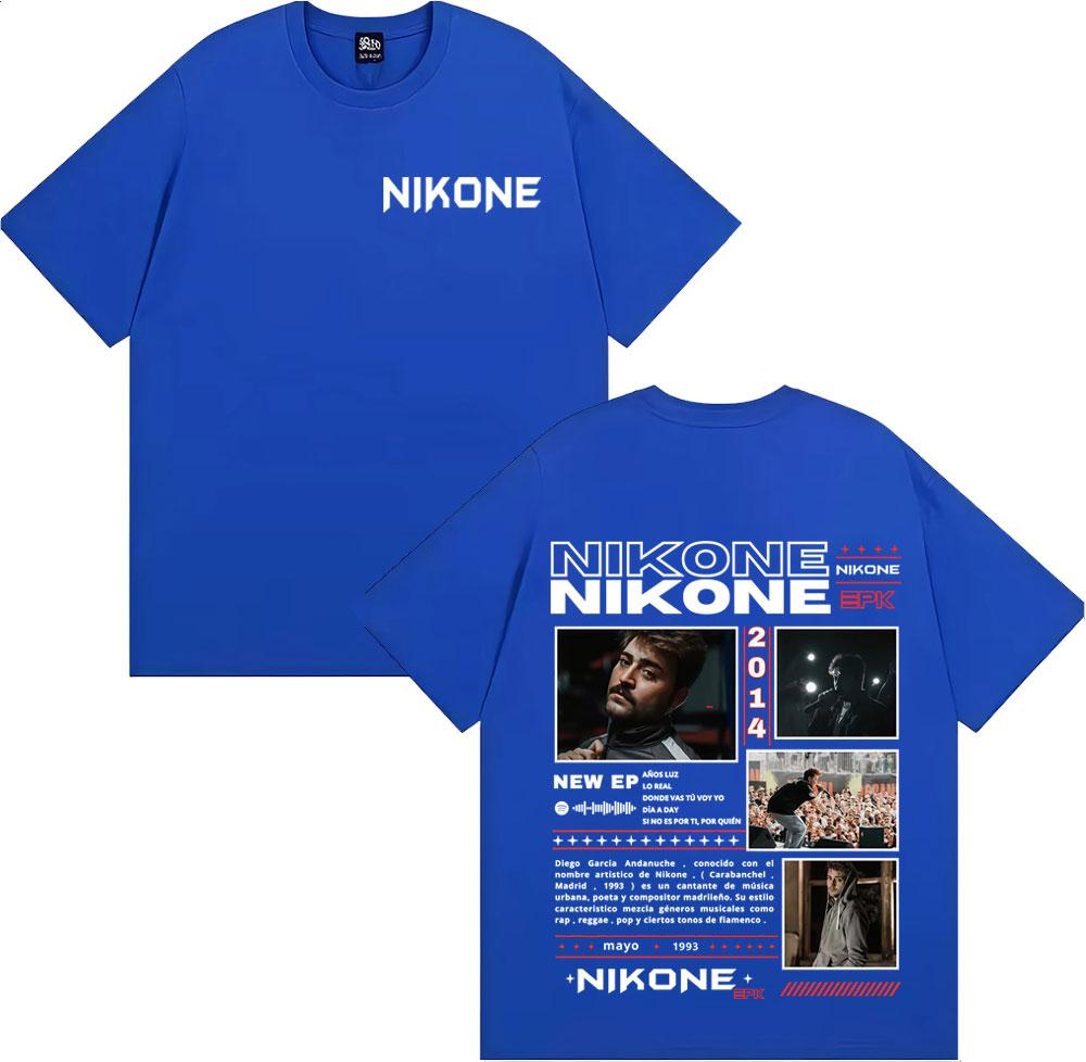 Rapper Nikone Epk Album Tour Graphic T Shirts Unisex Women Fashion Vintage Summer Tshirt Short Sleeve Tops Oversized Loose T Shirt