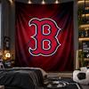 Wall Hanging Tapestry Boston Red Sox Print Cloth for Living Room Bedroom Home Decor