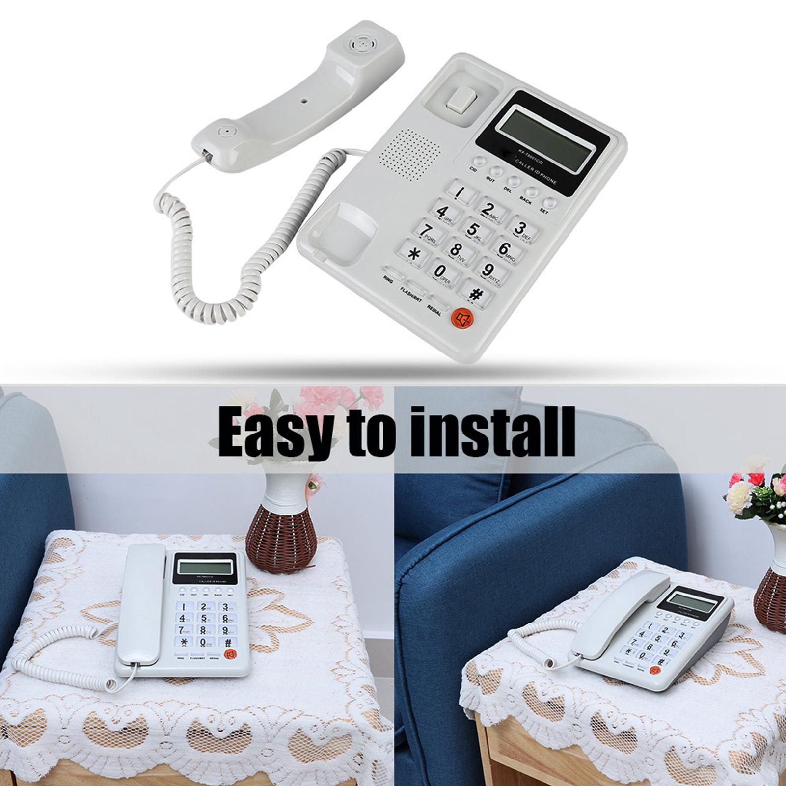 Домашний Отель Проводной Проводной Настольный Телефон Офисный Стационарный Телефон