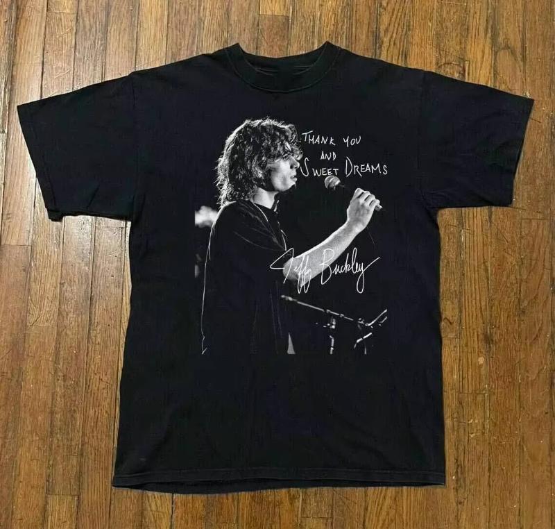 

Thank You Sweet Deams Jeff Buckley Shirt Oversize Clothing Sleeve Tees T-Shirts Men s and Women s Comfortable Unique Cotton S