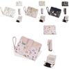 Baellerry Ladies Wallet With Animal Print Pu Material Compact Card Coin Holder For Daily Use