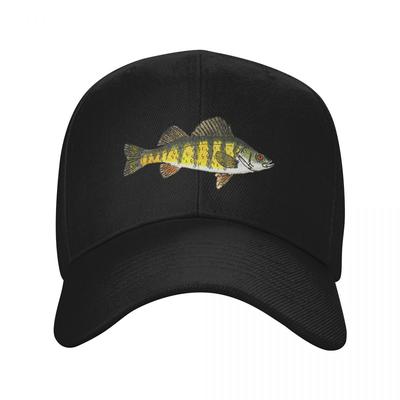 Yellow Perch Baseball Cap Trucker Hat Bobble Hat New In The Hat Women's Men's