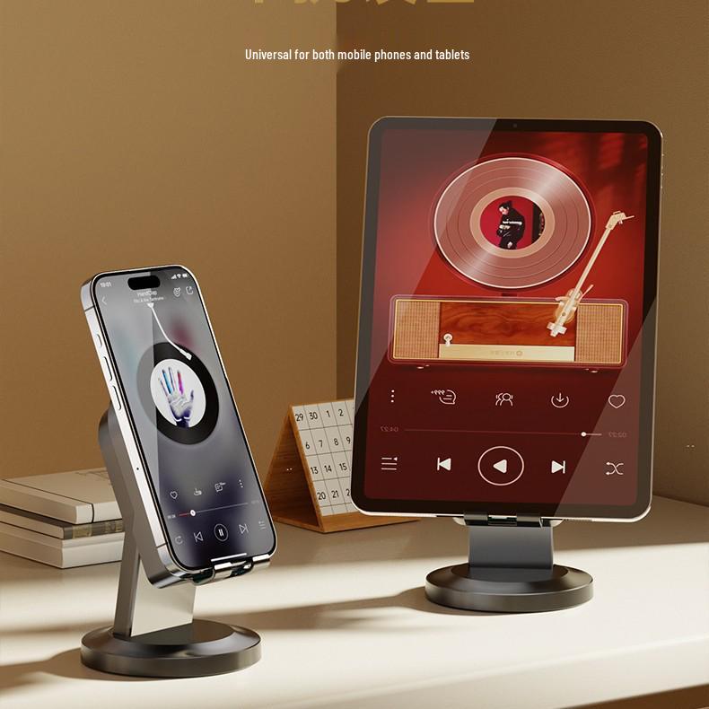 Multifunctional Inductive Bluetooth Speaker & Phone Holder with 7-Color LED Light