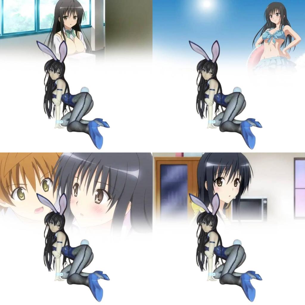 Stunning 1/6 Scale Yui Gokoshikawa Bunny Girl Figure Pvc Collectible Model