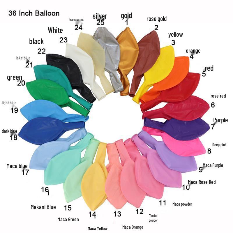 

36-inch Round Thickened Toy Football Balloon for Photography, Parks, Bars, and Stalls