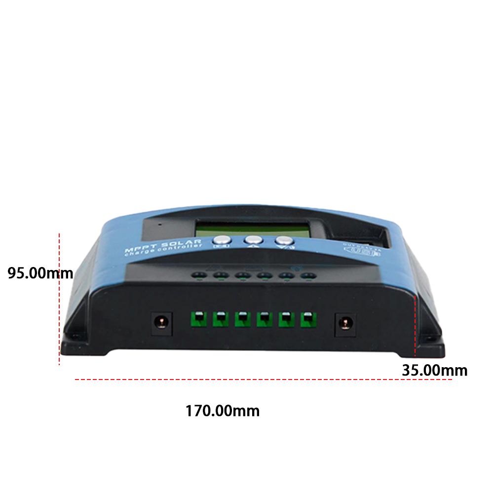 MPPT Solar Controller LCD Display 30A 40A 50A 60A 100A Solar Charge And Discharge Controller 12V 24V Solar Panel PV Regulator