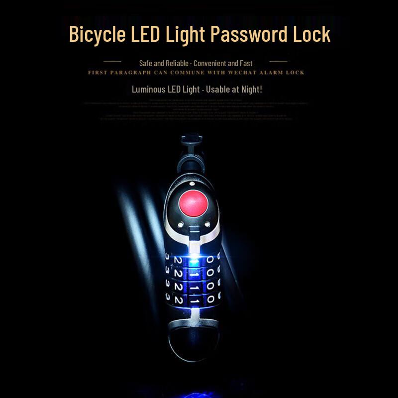 Hesdige Bicycle Steel Cable Lock