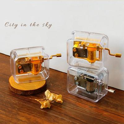 Mini Music Box, Manual Clockwork Music Box, Creative Gift