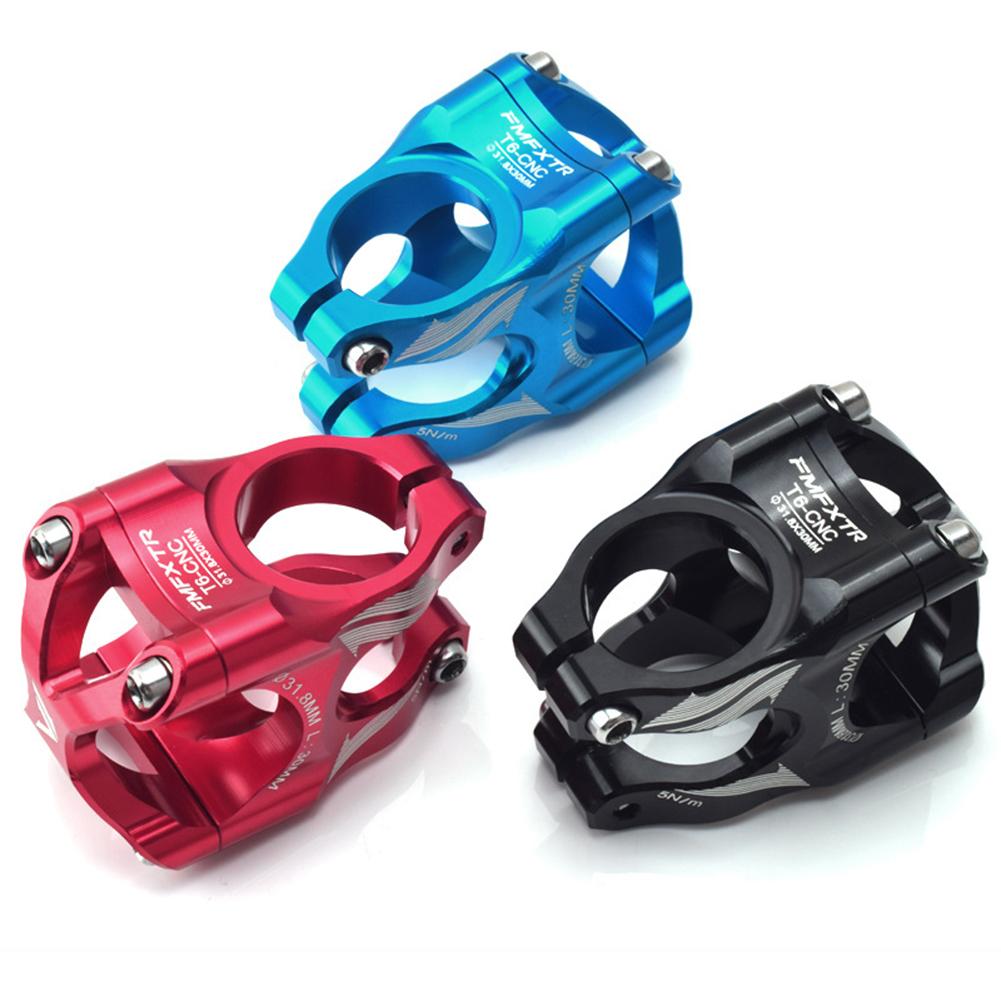 Bicycle Cnc Hollow Stem Aluminum Alloy Mountain Bike Downhill Hollowed Riser Tube Ultra-light Short Stems 0 Degree