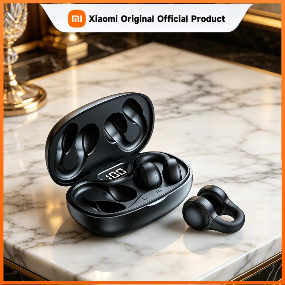 Xiaomi Wireless Bone Conduction Headphones Bluetooth Earphones Waterproof Sports Earbuds Earring Ear Hook With Mic Headset