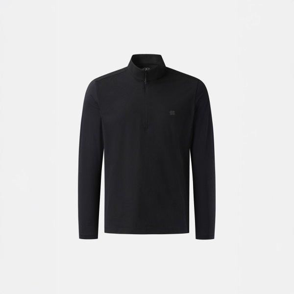 Kolon SporTS Men S Hybrid Long Sleeve Zip Up T ShirT jwTbm25271blk blacks/95