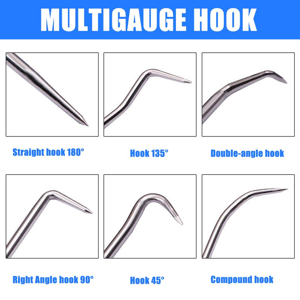 6Pcs Auto Vehicle Removal Pick Hook Set Car Oil Seal Screwdrivers Set Gasket Puller Remover O Ring Seal Disassembly Tool