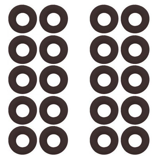 10 Pair Round Sports Anti-slip Soft Silicone Comfort Glasses Retainers Ear Hook