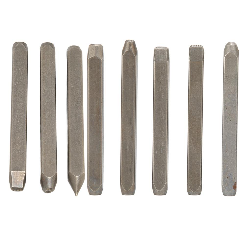 Steel Jewelry Punch Stamp  Chisel Carving Tool Full Set Jewelry Engraving Tool  Metalworking