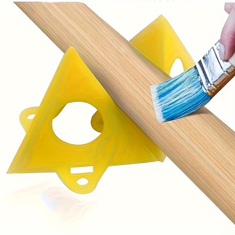 10-Pack Plastic Triangle Painting Easel,Woodworking Tool Pyramid Stand,Paint Rack,Spray Paint Holder,Woodworking Paint Pad Block