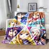 Cartoon Sword Art Online bedruckte Decken Picknickdecke Warme Flanelldecken Heim-Bettwäsche Decken für Betten Geburtstagsgeschenk