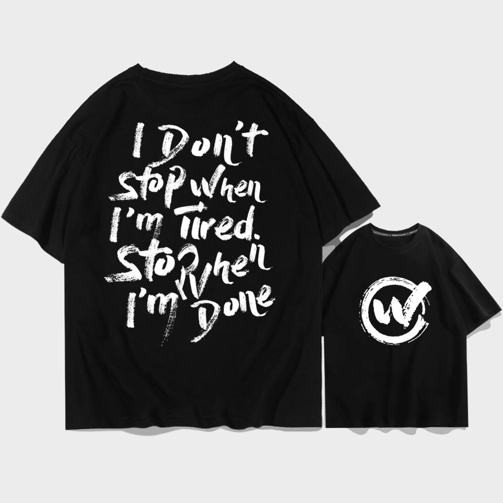 Jay Chou jay chou same short-sleeved T-shirt summer young students loose cotton printed half-sleeved top XXS