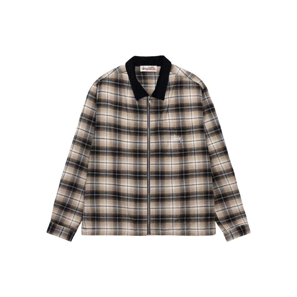 Stussy Frank Plaid Zip Shirt 1110300