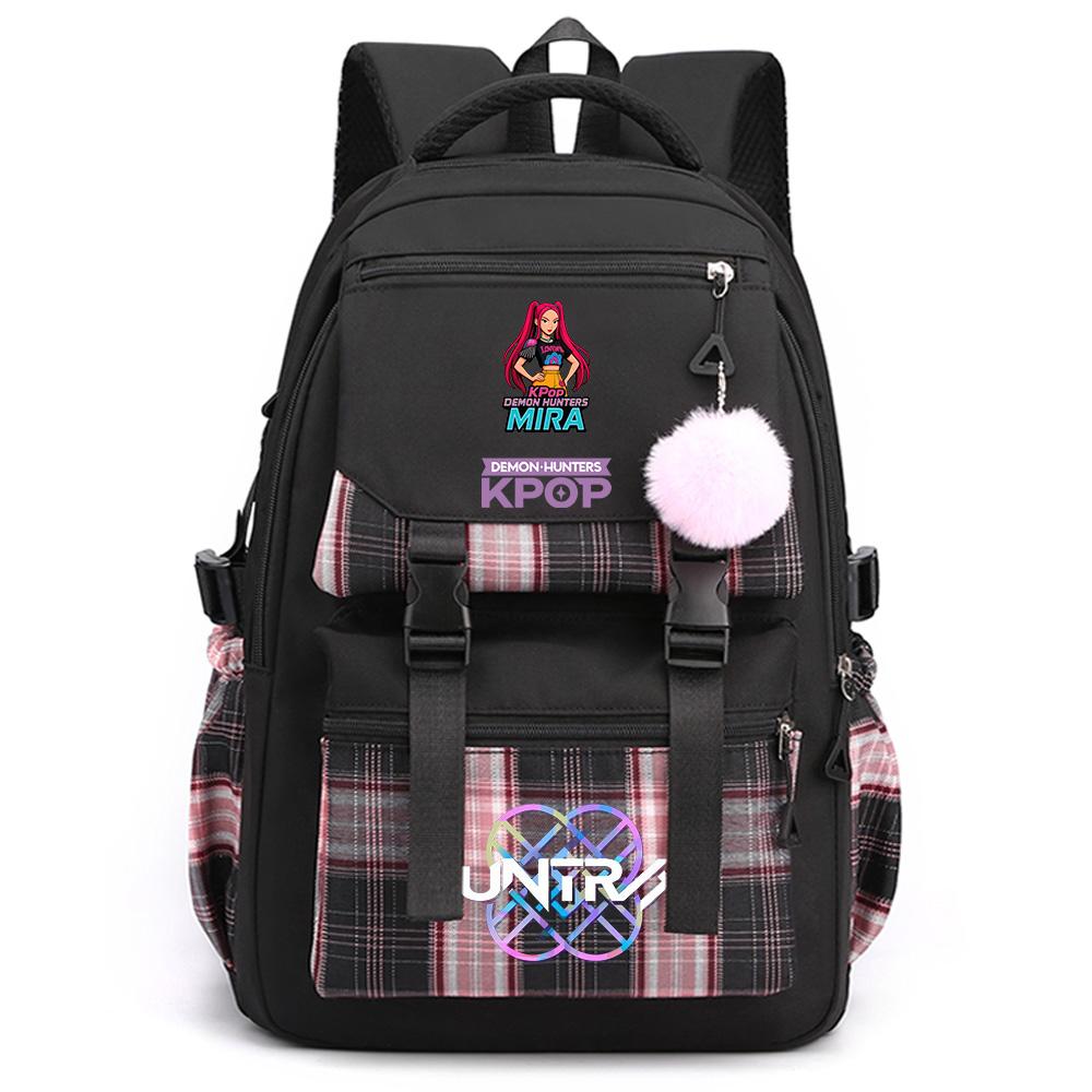 Anime Cute Cartoon K-Pop Printed Large Capacity Backpack for Teenger Student Girl Boy Schoolbag Bookbag Kid Gift Women Waterproof Travel Bag Mochila