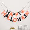 Halloween Spider Letter Banner for Festival Party Venue Decoration Pulling Flowers Themed Decorative Bunting