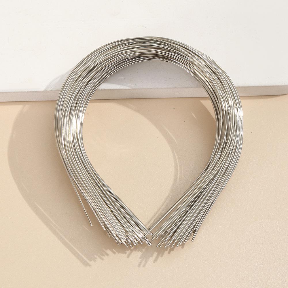 Stirnband aus Legierungsdraht: DIY handgefertigte halbfertige Metall-Stirnband-Rohmaterialien