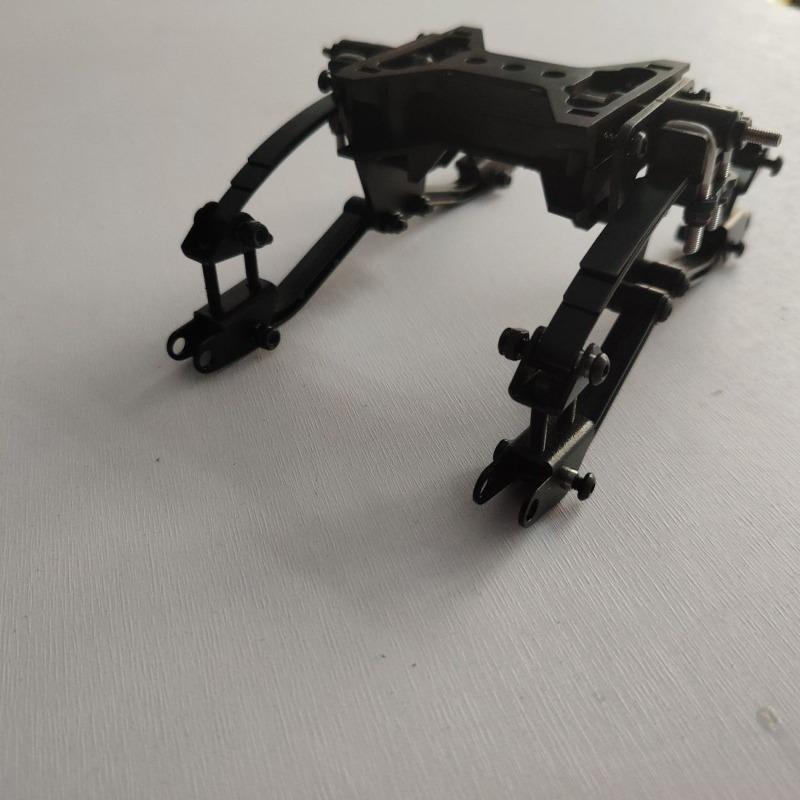 Metal Bi-axle Rear Suspension for 1/14 Tamiya RC Dump Truck SCANIA 770S VOLVO 750 Mercedes-Benz ACTROS 3363 MAN Toys Car Parts
