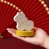 Silicone Horse Shaped Ornament Mold Desktop Decoration with Round Base Mould For Creative Handmade Enthusiasts