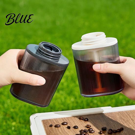 Cold Brew Coffee Maker Portable with Mesh Filter Leak‑Proof Travel Extraction Cup