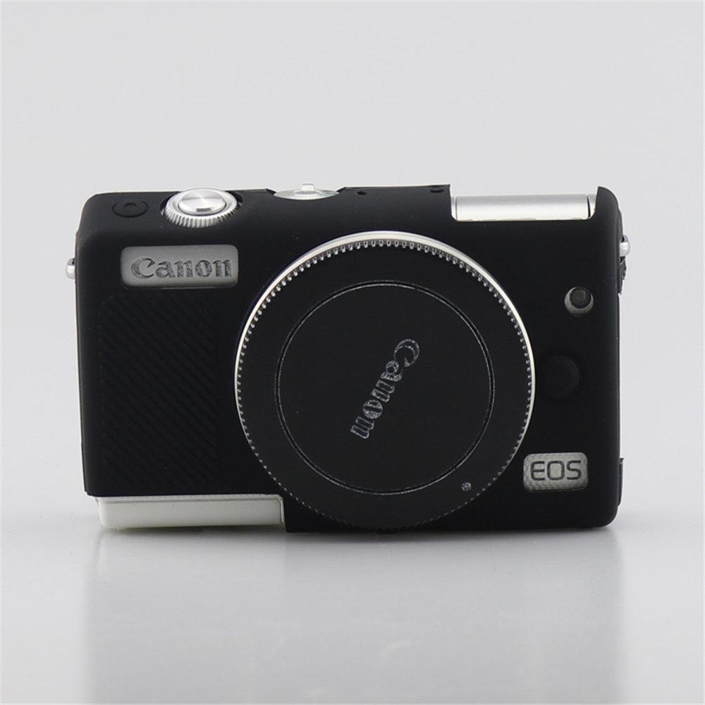 

Soft Silicone Armor Camera Body Case For Canon EOS M100 M200 Shockproof Rubber Cover
