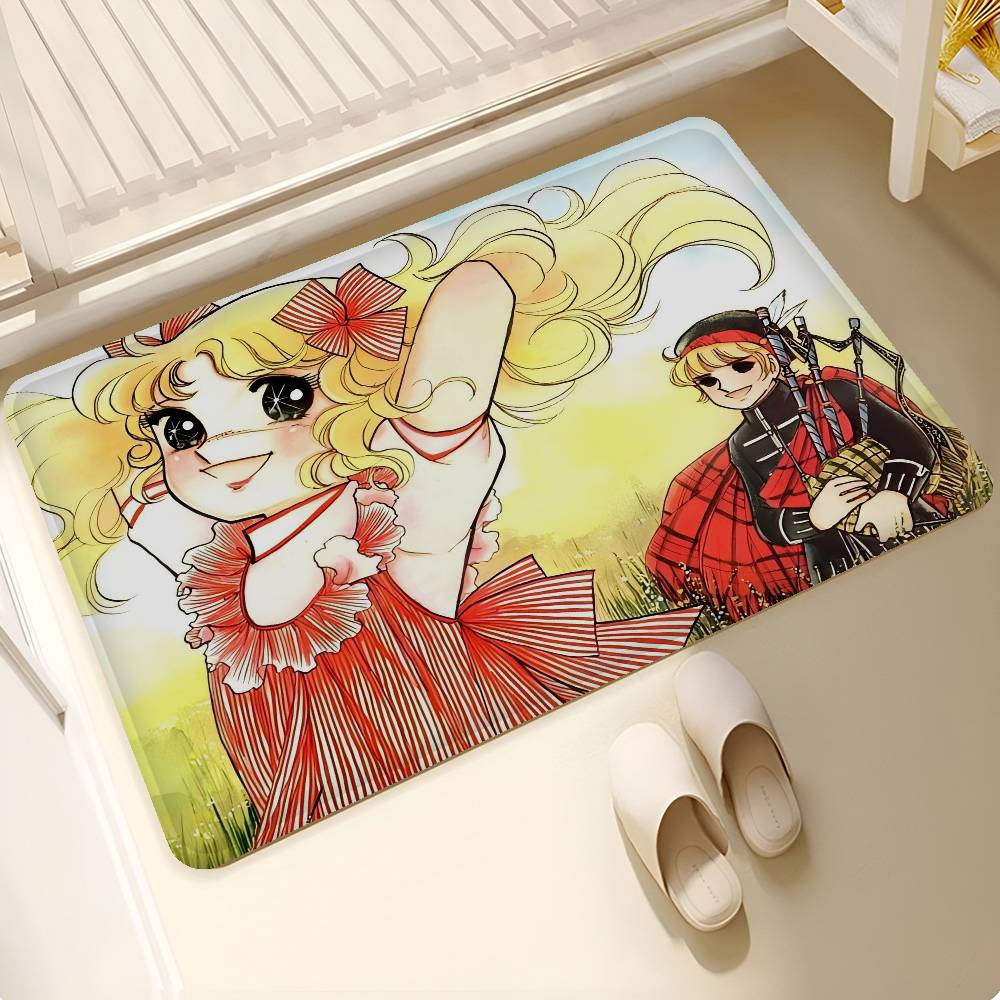 Classic Anime C-Candy C-Candy Room Mats Retro Multiple Choice Living Room Kitchen Rug Non-Slip Welcome Rug