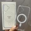 Premium Transparent Magnetic Phone Case for iPhone 17 Pro Max/16, includes original packaging and fits iPhone 15.