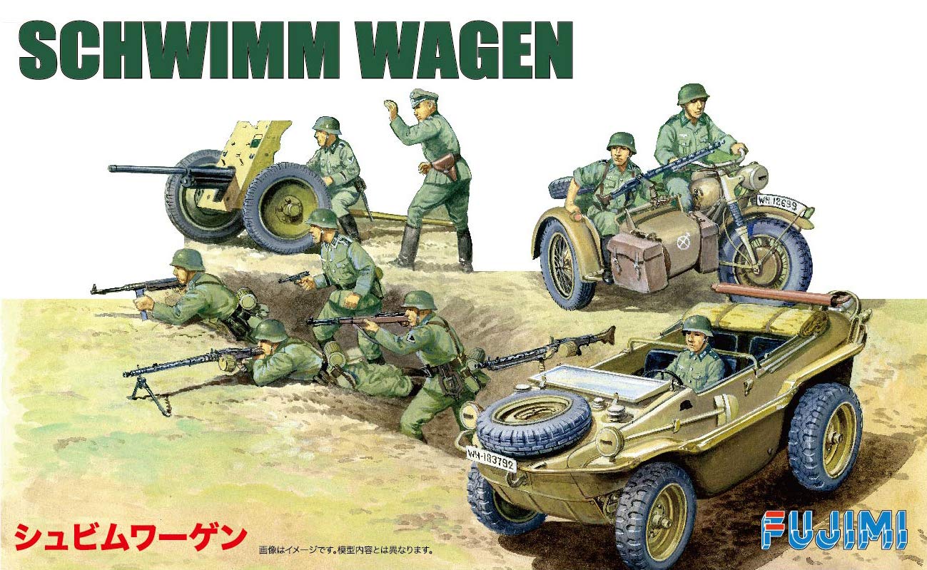 

Fujimi Model Специальная серия мировой бронетехники Schwimmwagen Пластиковая модель SWA16 1/76 №16