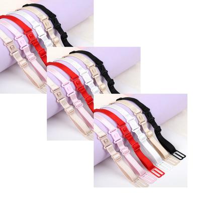 Bra Strap Anti-Slip Adjustable Replacement Straps with Secure Buckle Clips Suitable for Various Bra Types Durable and Flexible Support Straps