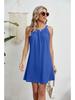 European and American Women's Sleeveless Halter Neck Beach Dress Cover-up