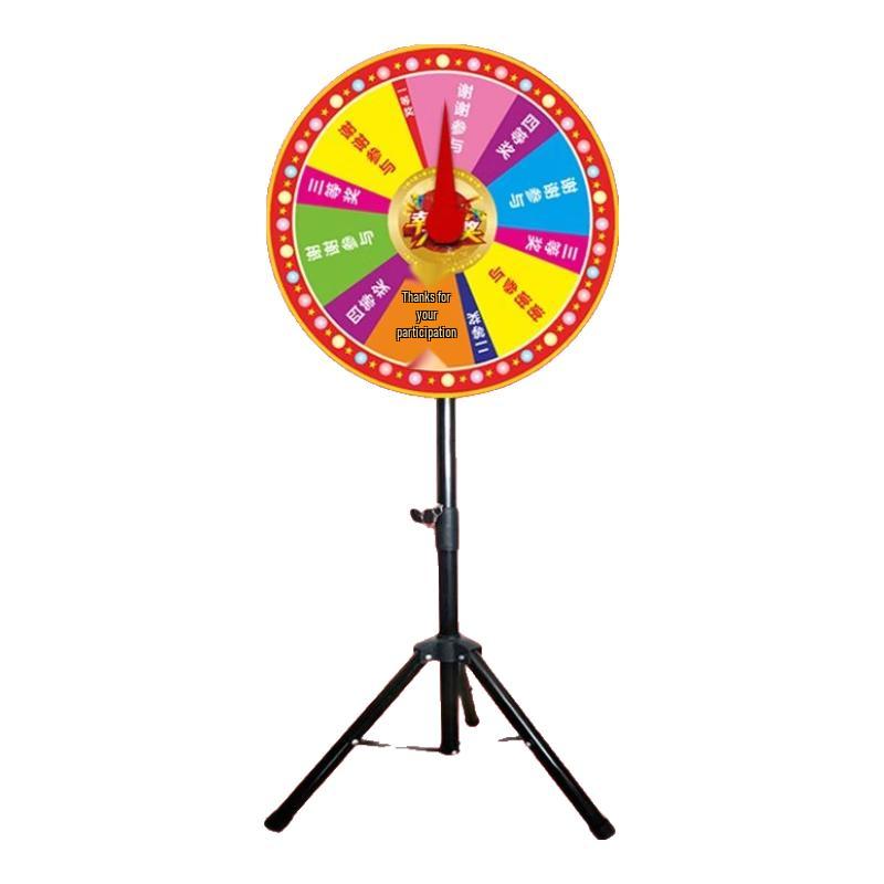 Promotional Event Lucky Draw Turntable Tripod Stand