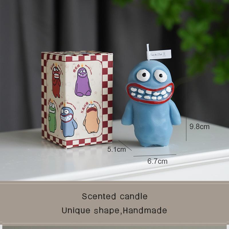 Clay Man Monster Candle Funny Creative Fragrance Birthday Gift Souvenir Handmade Scented Candle