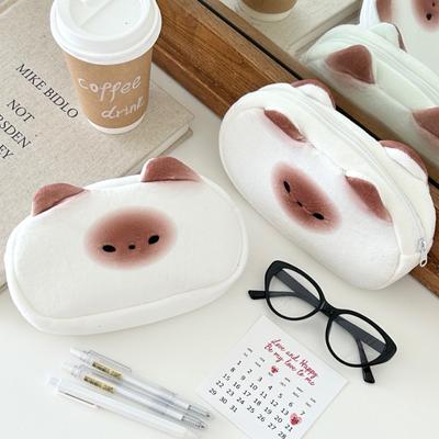 Estuche para lápices de gato Material escolar de gato para niñas Bolsa para lápices de gran capacidad Estuche para lápices de gran capacidad Estuche para bolígrafos con tostada
