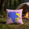 BBFDI Four and X 4x Polyester Printed Pillow Cover Square 30 35 40 45 50 55 Cm Soft for Sofa Bed Car Home Decor