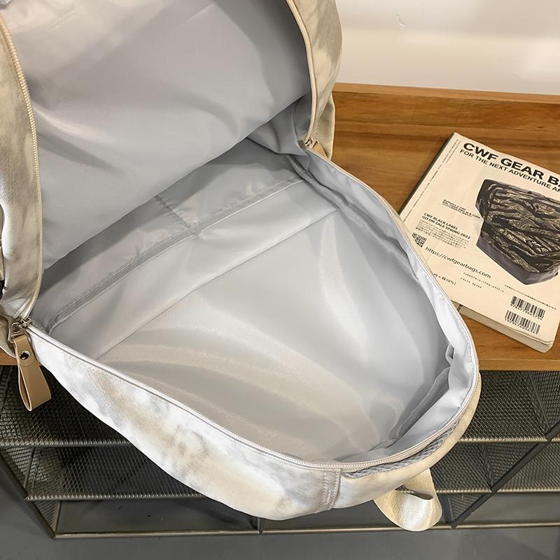 Skolesekk Dame Stor Kapasitet Ungdomsskoleelev Ryggsekk Herre Utendørs Sport Reiseveske Ryggsekk