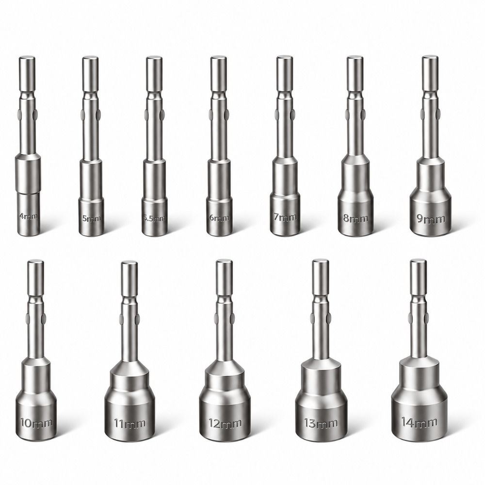 3pcs Non-Magnetic Hex Socket Driver Bits Socket Driver Attachments  Electric Screwdriver Use
