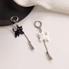 Elements Women's Accessories Korean Style Earrings Asymmetrical Cat Earrings Kitten Stud Earrings