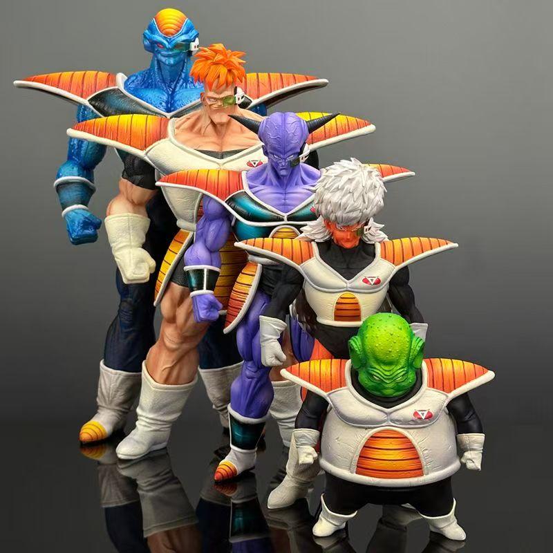 34cm Anime Dragon Ball Z Super Saiyan Statue Burter Ginyu Force Standing Posture Model PVC Action Figures Collection Toys Gifts