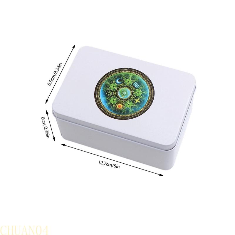 A1A2 Rectangle Storage Box Small Storage Box Organizers Jewelry Coin Container Box Playings Cards Box Tarots Storage Can