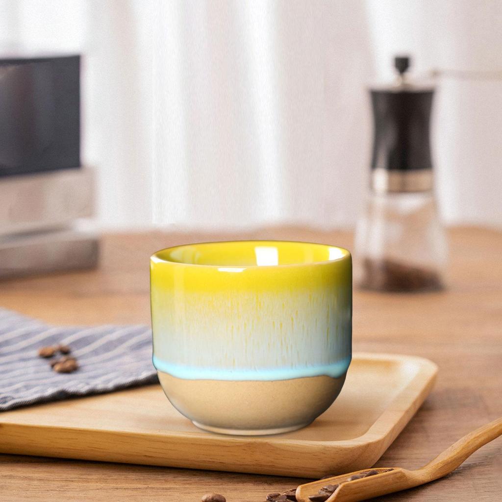 150ml Ceramic Tea Set with Porcelain Cup for , Water, Cappuccino, Latte, And