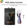 Stereo-Audio RCA-Speaker Amplifier High To Low Level Cable Output Converter Adapter Wiring Auto with Delay Time Function